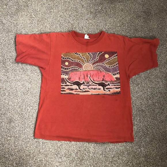 Vintage Aboriginal Arts Tee - Picture 1 of 4